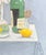 Late 20th Century Original Still Life Painting - A Flower, Lemons, and Wine For Sale - Image 5 of 7