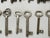 20 Vintage Skeleton Door Keys For Sale - Image 4 of 4