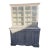 Antique French Provincial Two-Piece Bibliothèque Hutch, Circa 1870–1900 For Sale