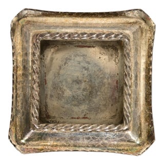Roycroft Arts & Crafts Silver Finished Copper Desk Calendar Frame or Picture Frame For Sale
