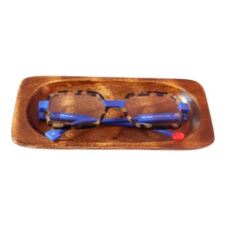 Vintage Teak Catchall - Excellent Condition Hand-Carved Midcentury Modern MCM For Sale