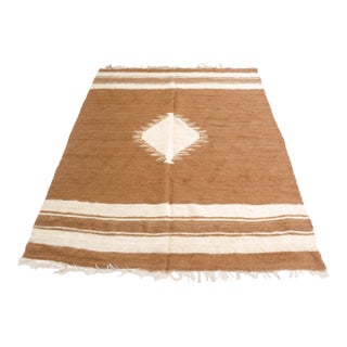 Anatolian Vintage Angora Wool Kilim For Sale