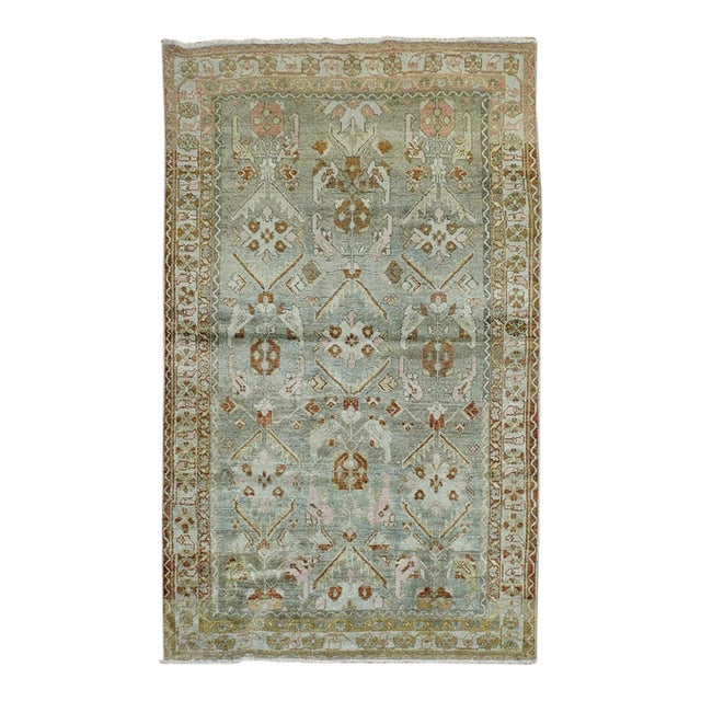 Early 20th Century Persian Malayer Rug - 4'2" x 6'4" For Sale