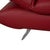Leather Armchair in Red with Manual Function by Koinor Rossini For Sale - Image 9 of 17