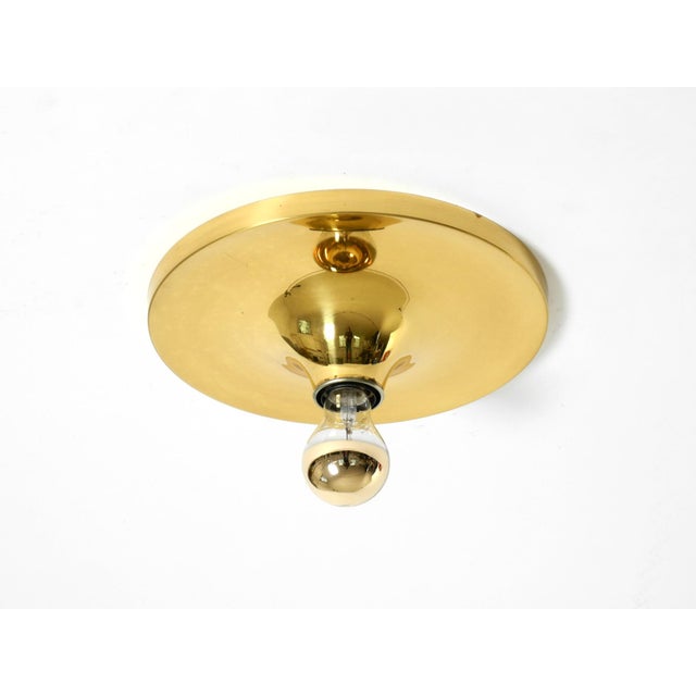 Mid-Century Modern Space Age Disc Brass Wall Lamp from Sölken Leuchten, 1960s For Sale - Image 17 of 17