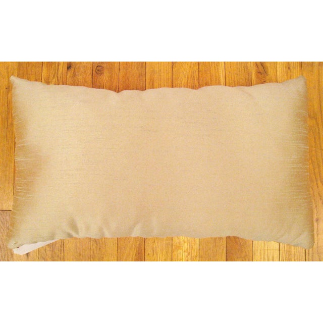 1910 Decorative Antique Jacquard Tapestry Pillows with Floral Elements - A Pair For Sale - Image 9 of 11