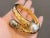 Bochic "Orient" Vintage South Sea Pearl & Sapphire Bangle - 18K Gold & Silver For Sale - Image 16 of 18