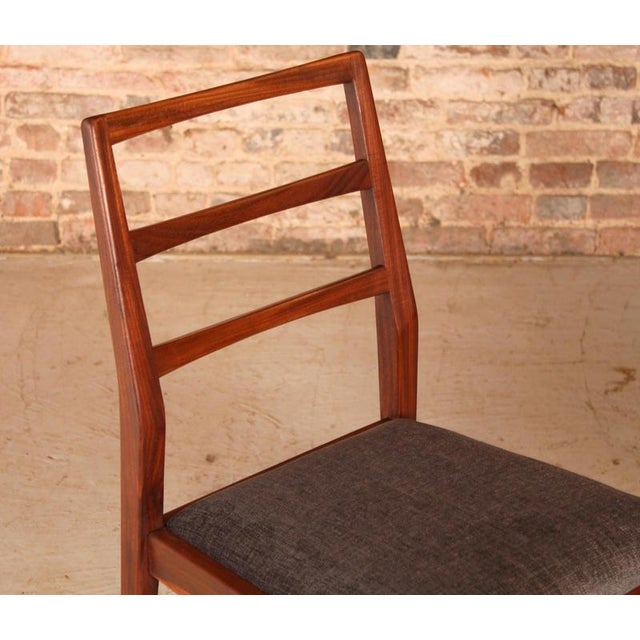 Afromosia Dining Chairs by Richard Hornby for Heals, 1960s, Set of 4 For Sale - Image 4 of 12