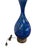 Mid-Century Modern Mid-Century Modern Blue Glazed Ceramic Table Lamp – Circa 1960’s For Sale - Image 3 of 5