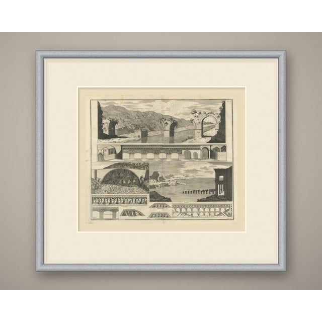 This is an original antique copper engraving, uncolored, a double page folding plate from montfaucon's antiquity...