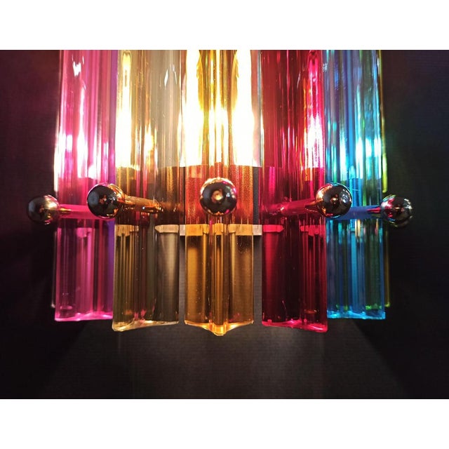 Italian Murano Glass Wall Sconces in the style of Venini, 1990s, Set of 4 For Sale - Image 17 of 18
