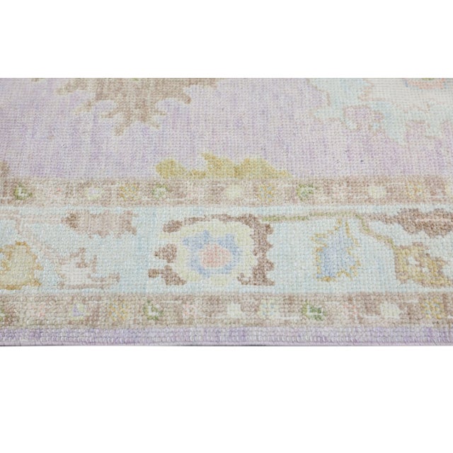 Early 21st Century Modern Turkish Oushak Rug 3'2'' x 6'4" For Sale - Image 5 of 10