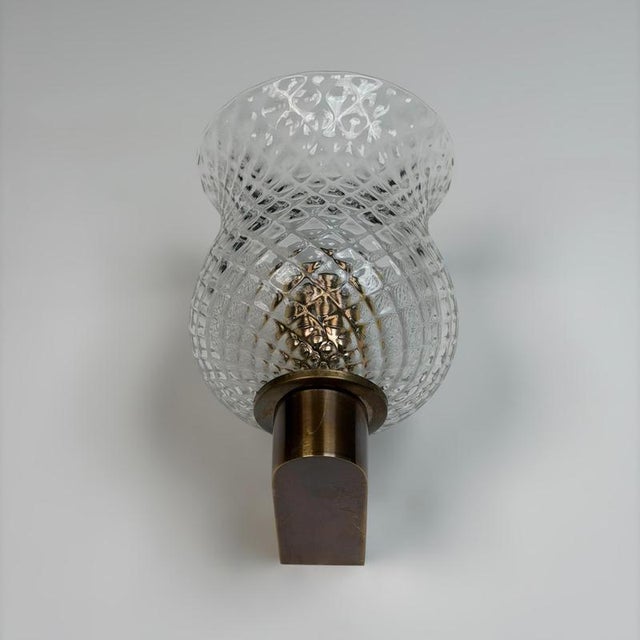 Wall Lights attributed to Archimede Seguso for Seguso Vetri d'Arte, 1940s, Set of 2 For Sale - Image 15 of 17