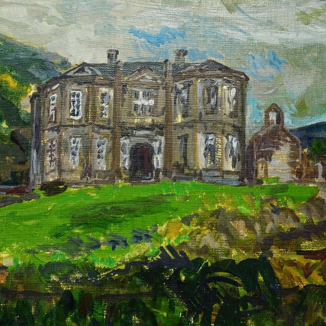 Fermoyle House, Brandon Bay, Ireland,1976 - Alexander Michael Oil Painting For Sale - Image 6 of 8