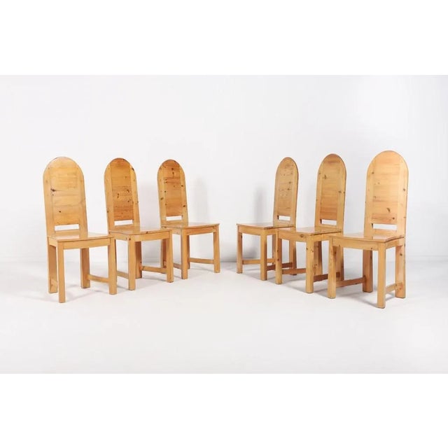 Vintage Swedish Solid Pine Chairs from Sven Larsson Möbelshop For Sale - Image 13 of 13