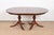 Henkel Harris Georgian Mahogany Double Pedestal Extension Dining Table, Newly Refinished For Sale In South Bend - Image 6 of 12