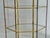 1990s Late 20th Century Glass and Brass Three Tier Display Stand For Sale - Image 5 of 7