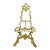 Vintage Ornate Floral Brass Display Easel — Rococo Revival / Hollywood Regency / French Traditional For Sale