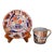Worcester Early 19th Century Gilt Imari Cup and Saucer For Sale