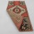 Mid-Century Modern Vintage Wool Mini Rug For Sale - Image 3 of 4