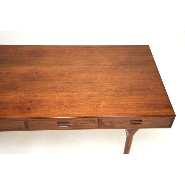 Brown Vintage Danish Desk attributed to Nanna Ditzel for Soren Willadsen, 1960s For Sale - Image 8 of 12