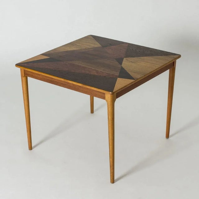 Mid-Century Inlaid Coffee Table, 1950s For Sale - Image 9 of 9