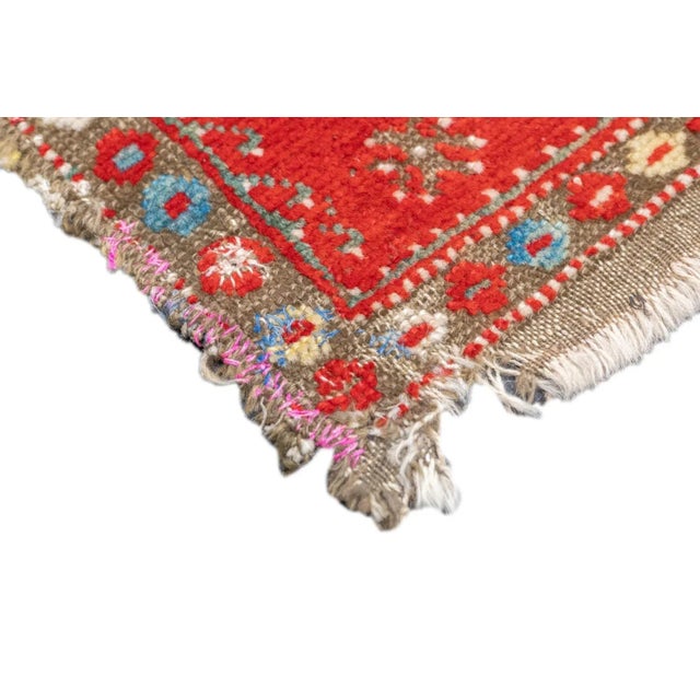 Textile Antique Konya (One of Pair) Rug 1'6'' X 2'11'' For Sale - Image 7 of 12