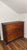 So charming yet unfussy! Hand carved (spoon carved floral motifs! ), solid oak with exceptional tiger striations. Sturdy...