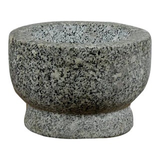 Small Granite Planter 1 (6.5"d, 4.8"h) For Sale