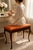 Wood Mahogany Piano Stool in Orange Corduroy with Storage, 1950s For Sale - Image 7 of 10