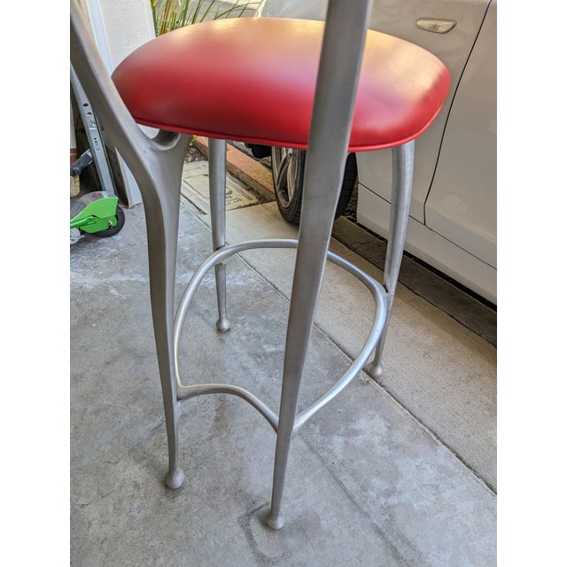 1990s Modernica Tall Design Chair Counter Stool For Sale In Los Angeles - Image 6 of 11