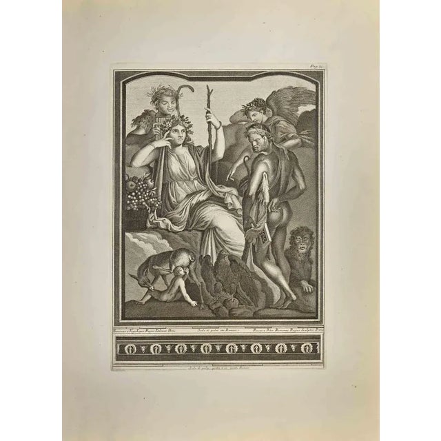 Heracles Watching Telephus is an etching on paper realized by Francesco Lavega in the 18th Century. Signed on the plate....