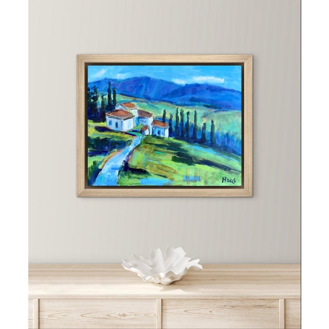Summer Shadows in the Hills - Acrylic Landscape Painting For Sale - Image 9 of 13