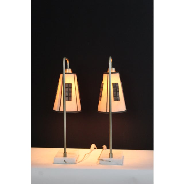 Mid 20th Century Gerald Thurston Style Table Lamps - a Pair For Sale - Image 4 of 10