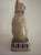 1950s Vintage Staffordshire Style Cat with Red Bow & Wry Smile For Sale - Image 5 of 6