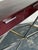 Vintage Chrome and Wood Console Table With Brass Accents For Sale - Image 10 of 12
