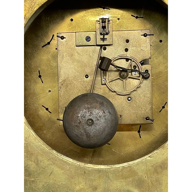 Louis Xv, Figural Cartel Clock, Dore Bronze, France, 19th/20th C. For Sale - Image 9 of 11