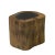 Contemporary 5" Natural Brown Wood Irregular Round Shape Table Top Stand Riser For Sale - Image 3 of 6