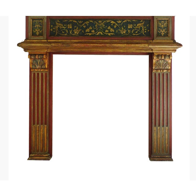 Antique Oversized Italian Mediterranean Fireplace Mantel For Sale In New York - Image 6 of 7