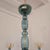 1980s Mid Century Modern Petrol Blue Murano Glass Chandelier For Sale - Image 10 of 11