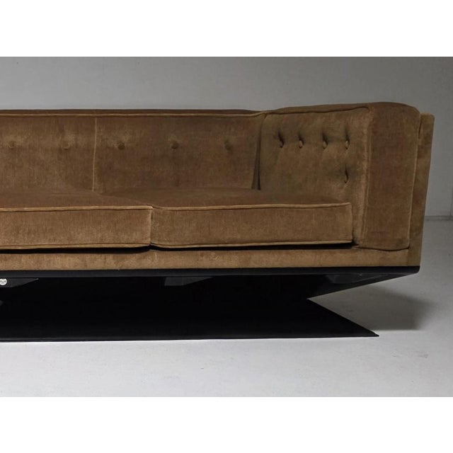Brown Sofa by Luigi Pellegrin for MIM Roma, 1960s, Set of 2 For Sale - Image 8 of 11