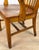 Antique Traditional Mahogany Wood Bankers Library Arm Chair For Sale - Image 12 of 16