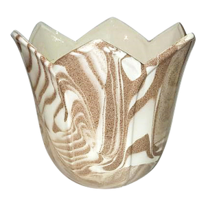 1980s Mt St Helens Ash Urn Planter Bowl