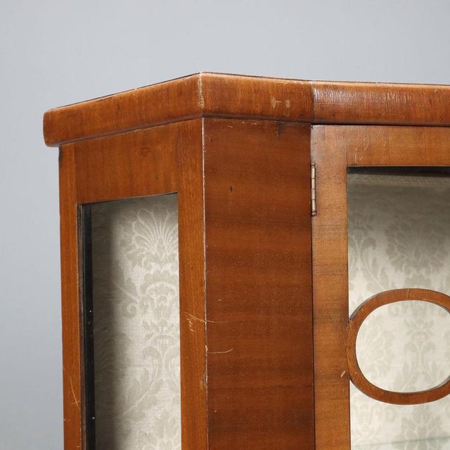 Art Deco Showcase in Mahogany Veneer For Sale - Image 4 of 11