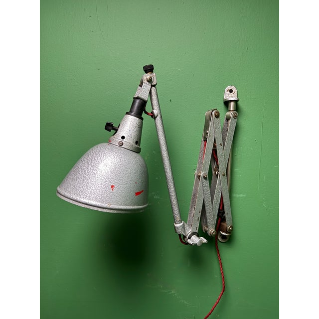 Scissor Lamp by Curt Fischer for Midgard, 1930s For Sale - Image 10 of 11