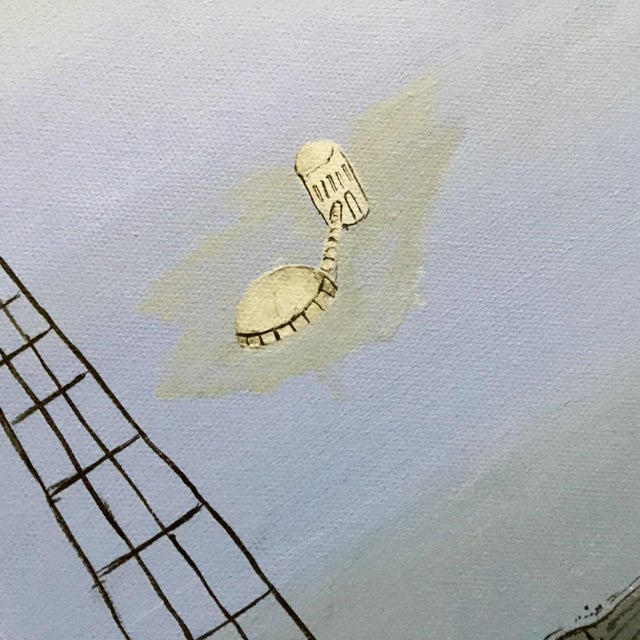 Omar Garcia Surreal Landscape Painting For Sale - Image 4 of 6