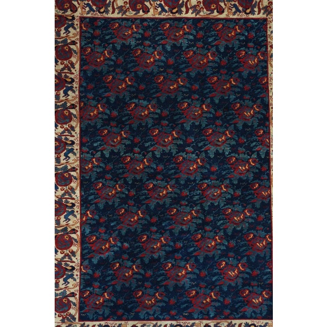 Traditional Vintage Caucasian Karabagh Rug 6'7'' x 9'2'' For Sale - Image 3 of 12