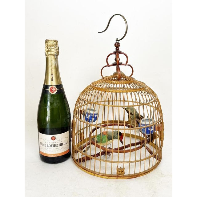 Boho Chic Vintage Chinese Birdcage, 1970, Set of 3 For Sale - Image 3 of 13