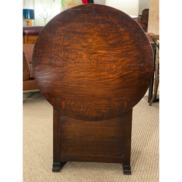Antique Monks Chair with Storage For Sale - Image 4 of 13