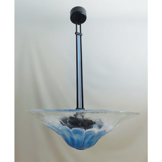 1960s 1960s Blue Murano Pendant by La Murrina For Sale - Image 5 of 14